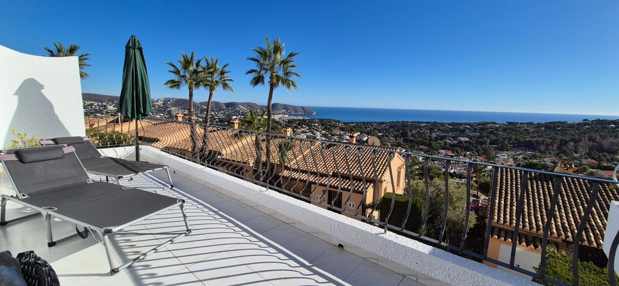 Casa Bella Vista Villa Moraira Bagian luar foto